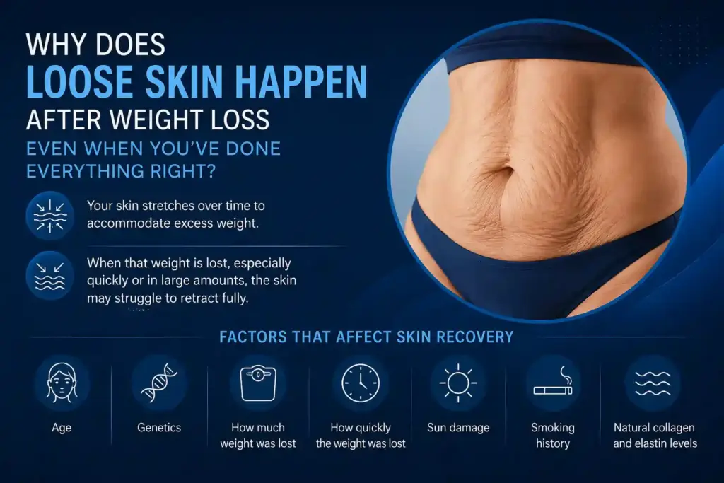 Why Does Loose Skin Happen After Weight Loss Even When You’ve Done Everything Right Rayleigh?